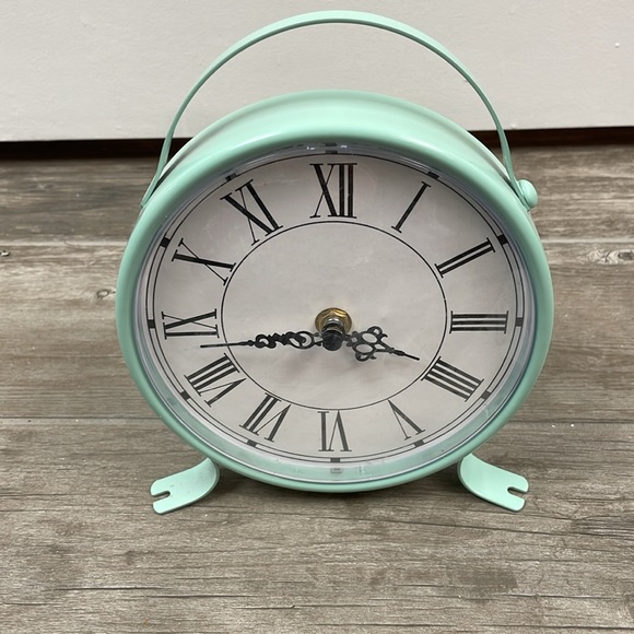 Turquoise Clock - Picture 2 of 3